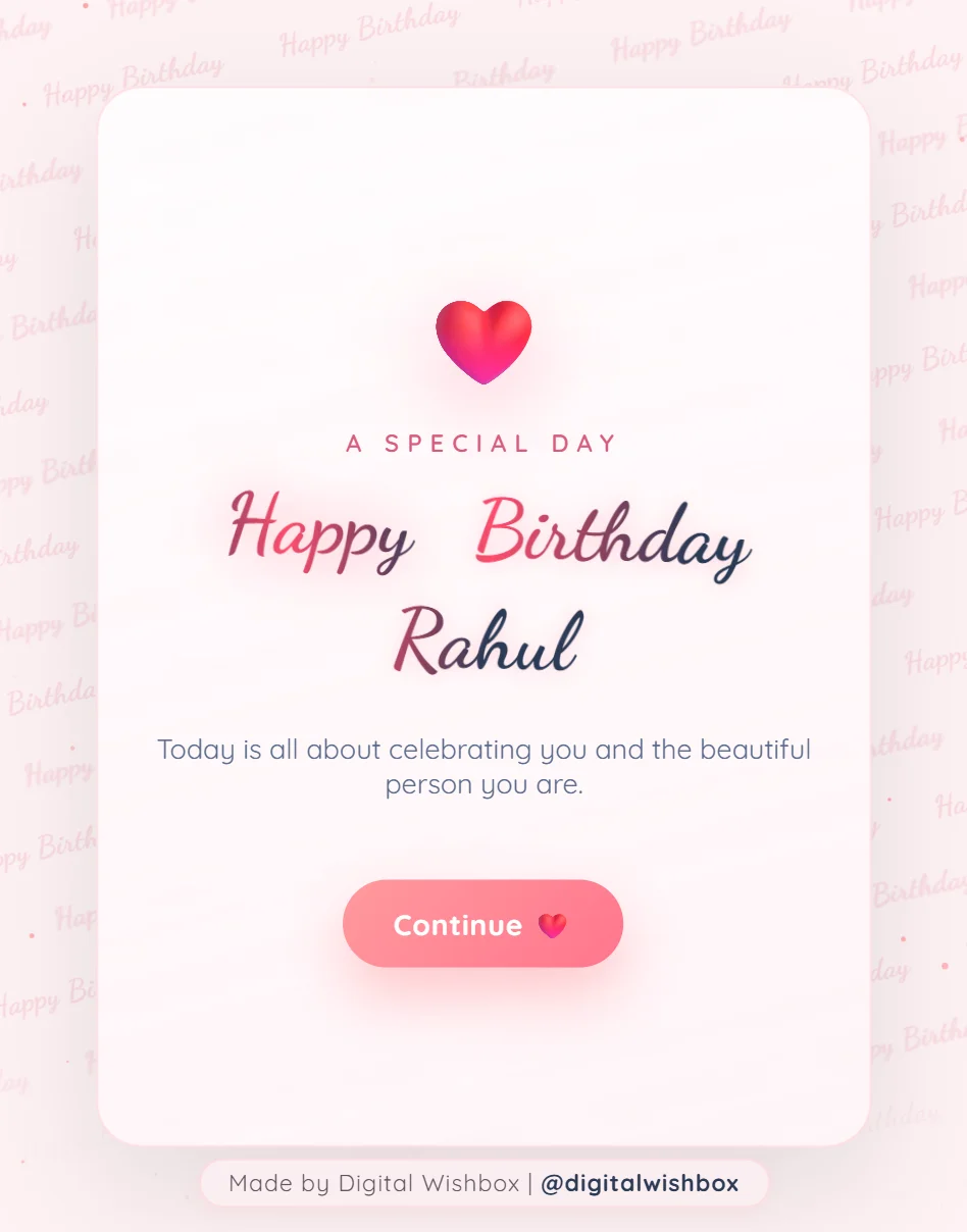 Happy Birthday